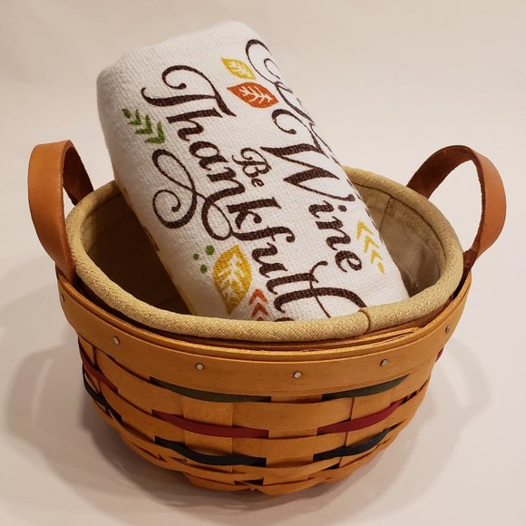 2001 Longaberger Button Basket Protector Liner - Picture 2 of 6